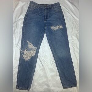 Top shop Denim High Waist Mom Jeans